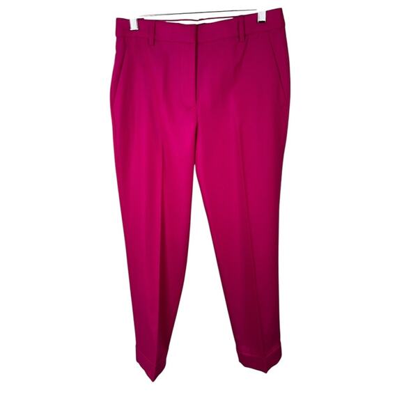 J.Crew Wool Dress Pants Women’s 4 Fuchsia Pink Capri Trouser Work Professional - Picture 10 of 10
